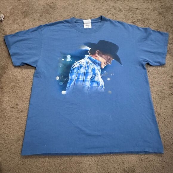 Other - George Strait The Cowboy Rides Away Tour Concert Shirt Double Sided Size L